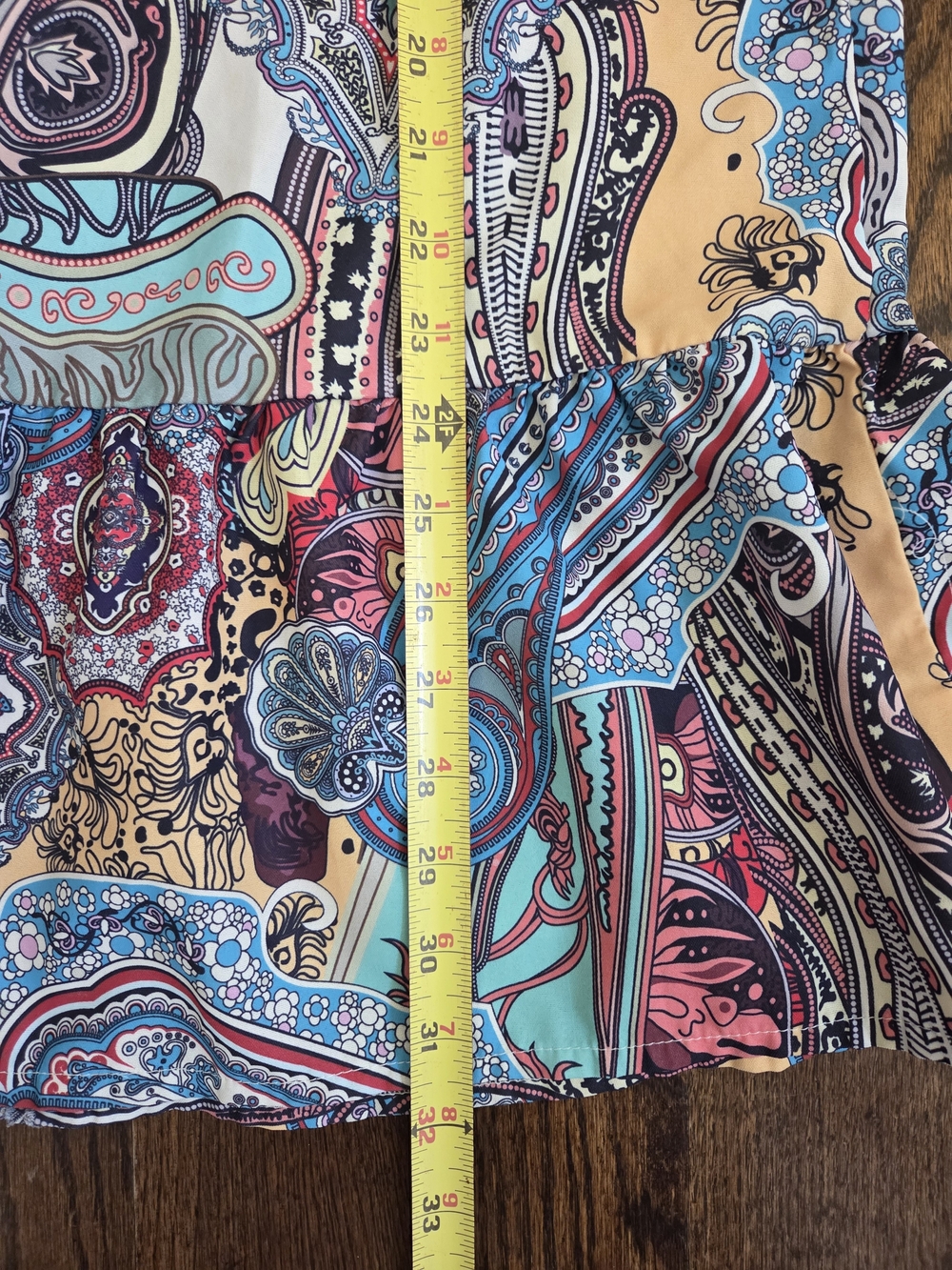 Multicolor Paisley Halter Neck Tunic Top Boho - Picture 5 of 8